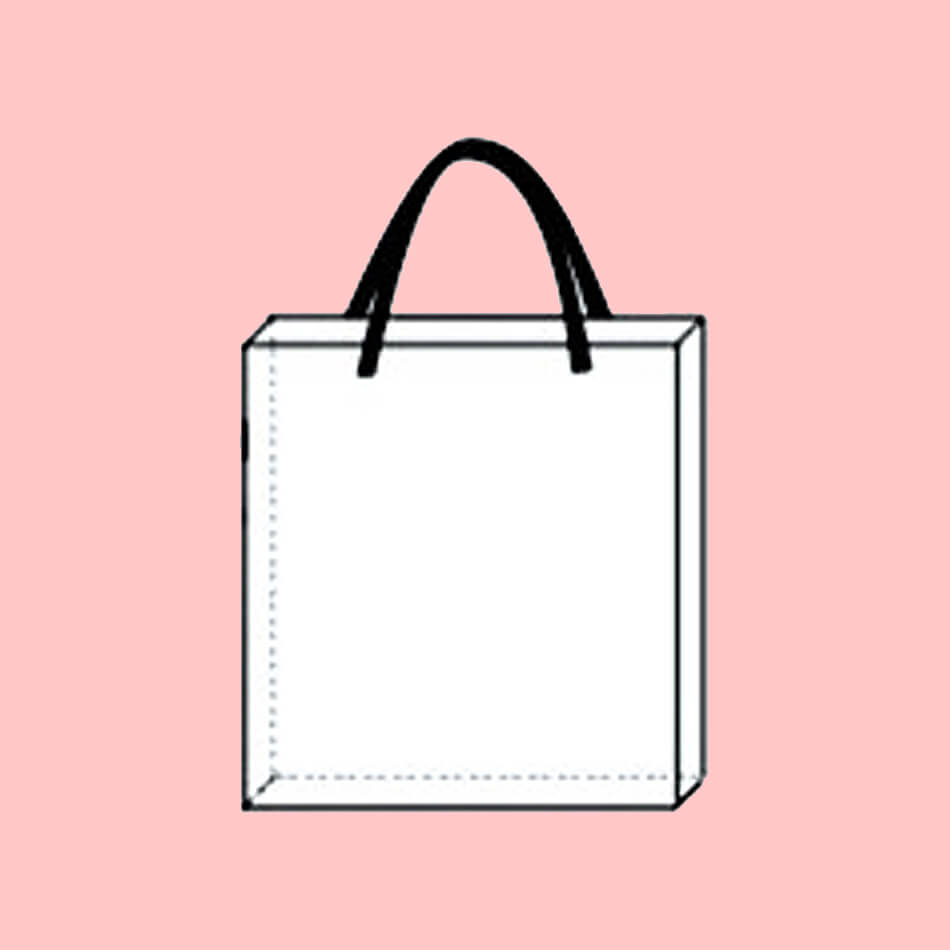 ถุงผ้าดิบทรงกล่อง